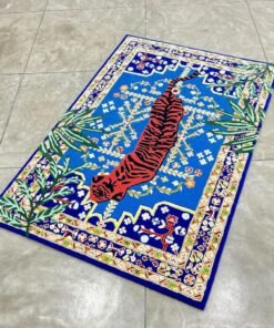 Alternative view of Red Tiger Hand Tufted New Zealand Wool Rug