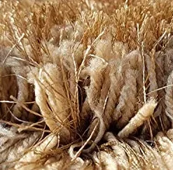 Alternative view of Cream Beige Microfiber Shaggy Rug