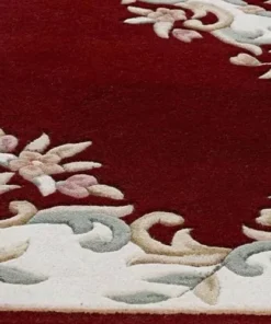 Alternative view of Floral Hand Tufted Wool Carpet