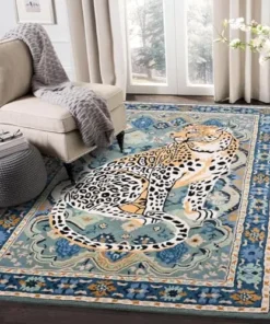 Animal Hand Tufted Wool Carpet