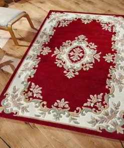 Floral Hand Tufted Wool Carpet