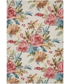 Floral Hand Tufted Wool Carpet