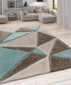 Multicolor Super Soft Shaggy Carpet