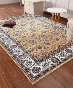 Beige Persian Wool Traditional Carpet
