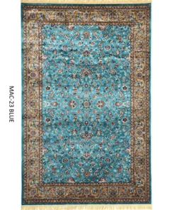 Premium Blue Persian-Style Silk Carpet