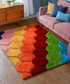 Multicolor Super Soft Shaggy Carpet