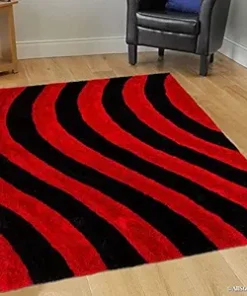 Maroon Persian Wool Traditional Carpet