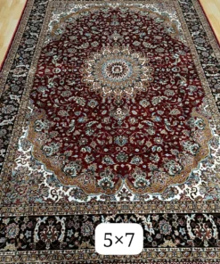 Alternative view of Red Persian Silk Carpet For Living Room & Bedroom